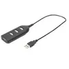 Concentrateur USB - DIGITUS - 4 ports - USB 2.0 - Alimenté par USB - Noir