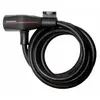 Trelock Cadenas à spirale SK108 avec combinaison, 8mm x 1800mm, support inclus