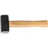 Marteau de forge à deux pannes, manche en caryer, Poids : 1000 g