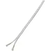 Tru Components Câble haut-parleur ls cca 1570289 2 x 0.75 mm² transparent 10 m