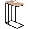 Idimex Table d'appoint avec plateau, effet chêne sauvage