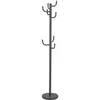 Idimex Porte-manteaux mila, en métal laqué gris