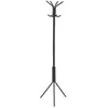 Idimex Porte-manteau ARIST portant pour vêtements sur pied hauteur 174 cm avec 8 crochets, meuble d'entrée en métal laqué gris