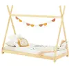 Idimex Lit enfant tipi elin, 90 x 190 cm en pin massif vernis naturel