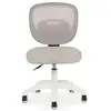 IDIMEX Chaise de bureau enfant mayla réglable en tissu mesh - gris