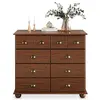 IDIMEX Commode chambre colmar l 92 cm en bois - brun foncé