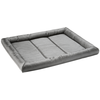 HUNTER Vermont Tapis rembourré pour Chien en Polyester résistant et Anti-Taches Gris 90 x 60 cm