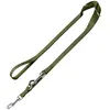 Laisse réglable HUNTER London, vert olive pour chien  - L 200 x l 1 cm