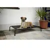 KERBL Vacation Couchette pour Chien Noir 130 x 80 x 20 cm