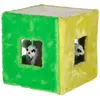 Kerbl Pet Jouet en sisal pour Chat Vert/Jaune, 20X20X20cm