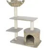 KERBL Banana Leaf Jade Arbre à chat - 70 x 35 x 100 cm - Beige