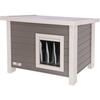 Maison pour chat - KERBL - ECO Eli - Gris / Blanc - 57 x 45 x 43 cm