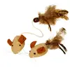 Kerbl Nature Jouet Souris avec Ressort pour Chat 4,5 cm
