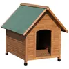 Kerbl Niche pour chiens 100 x 88 x 99 cm Marron et Vert 82395