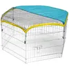 KERBL 82704 - Enclos extérieur avec porte - Plaqué zinc