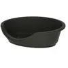 Lit pour chien plastique recyclé Kerbl Dreamer Noir 95x70x29 cm 80432