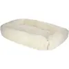 Kerbl Pet Corbeille Fluffy crème, 100X70 cm