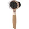 MagicBrush Brosse double pour chien Doré 9 x 20 cm