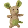 Kerbl Pet Souris Nature Lin, 7X9,5cm, avec Catnip