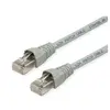 TELEG RTNER Câble de raccordement réseau informatique RJ45 L00005A0027 CAT 6a S/FTP gris 10.00 m