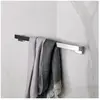 EMCO Cue Porte-Serviettes Mural en métal pour Serviettes de Bain et Mains Chromé 800 mm