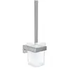 Emco Cue Porte-brosse WC avec brosse, 321500100,