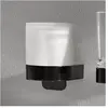 Emco Flow 2721 Distributeur de savon liquide avec gobelet Noir