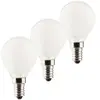 Müller-Licht Ampoule goutte LED E14 3W 2700K lot de 3 470lm mat