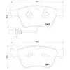 TEXTAR Plaquettes de frein X4 pour BENTLEY: Continental (Ref: 2382201)