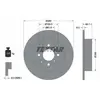 Disque de frein TEXTAR 92125403 arrière, plein, 1 pièce