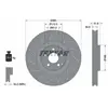 Disque de frein TEXTAR 92283905 avant, ventilé, perforé, à haute teneur en carbone, 1 pièce