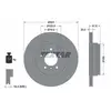 Disque de frein TEXTAR 92123103 arrière, ventilé, 1 pièce