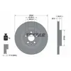Disque de frein TEXTAR 92309703 arrière, ventilé, 1 pièce