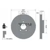 Disque De Frein Textar 92257405 Mazda
