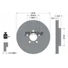 Disque de frein TEXTAR 92313703 avant, ventilé, 1 pièce
