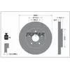 Disque de frein TEXTAR 92337303 avant, ventilé, 1 pièce