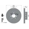Disque de frein TEXTAR 92070900 avant, ventilé, 1 pièce