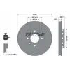 Disque de frein TEXTAR 92131700 avant, ventilé, 1 pièce