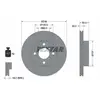 Disque de frein TEXTAR 92104500 avant, ventilé, 1 pièce