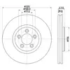 Disque de frein PRO High Carbon 8DD 355 128-691 Hella Pagid GmbH 8DD355128691