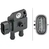 HELLA 6PP 009 409-291 Capteur, pression des gaz échappement - 3pôle - vissé