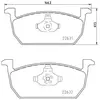 Kit de plaquettes de frein, frein à disque 8DB 355 032-951 Hella Pagid GmbH 8DB355032951