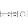Capteur d'angle, vilebrequin 6PU 009 146-551 Hella 6PU009146551