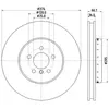 Disque de frein PRO High Carbon 8DD 355 120-691 Hella Pagid GmbH 8DD355120691