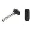 Bobine d'allumage, 12 V HELLA, par ex. pour VW, Seat, Skoda