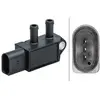 HELLA 6PP 009 409-621 Capteur, pression des gaz échappement - 3pôle - vissé
