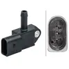 HELLA 6PP 009 409-591 Capteur, pression des gaz échappement - 3pôle - vissé