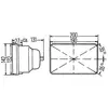 Optique, phare 1AE 003 427-011 Hella 1AE003427011