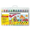 Eberhard Faber 529112 - Mini Kids Club, 12 Stylos De Gel Pinceau Im Boîtier En Plastique
