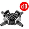 GARDENA   Dérivation en Croix 4,6 mm (3/16 )   Contenu x10 unités   Garantie 2 ans